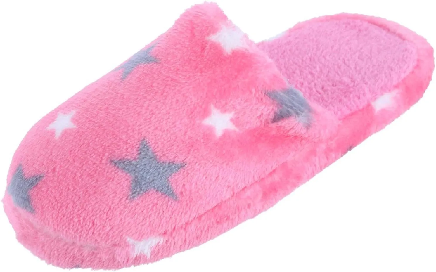CTM Girl's Night Star Slip On Slippers