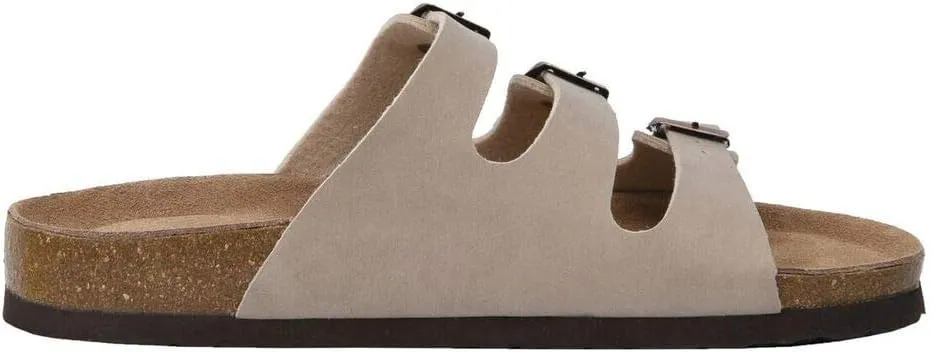 CUSHIONAIRE Women's Lela Cork footbed Sandal with  Comfort