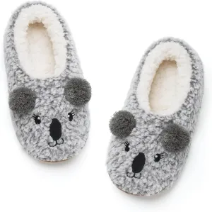 Cute Animal House Slippers, Warm Fuzzy Slipper Socks with Grippers Non Slip, Cozy Funny Gifts