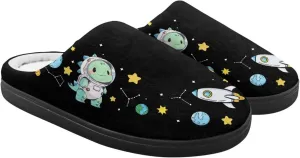 Cute Kids Slippers for Boys and Girls, Soft Warm Home Slippers for Winter, Anti-Slip Closed Toe Fuzzy Slippers