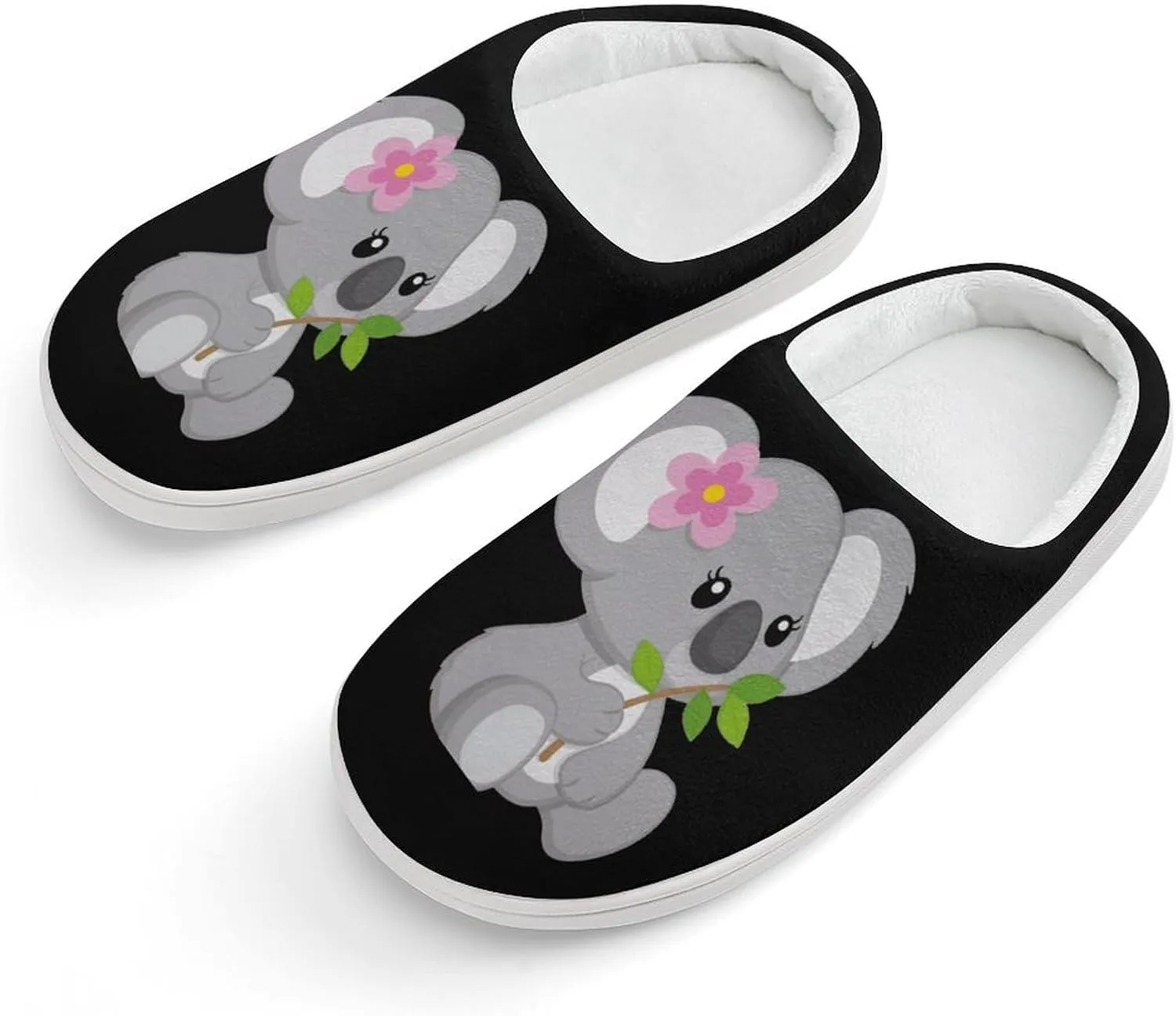 Cute Koala Cute Slippers For Girls Boys Anti Slip House Slipper Warm Shoes For Indoor Outdoor