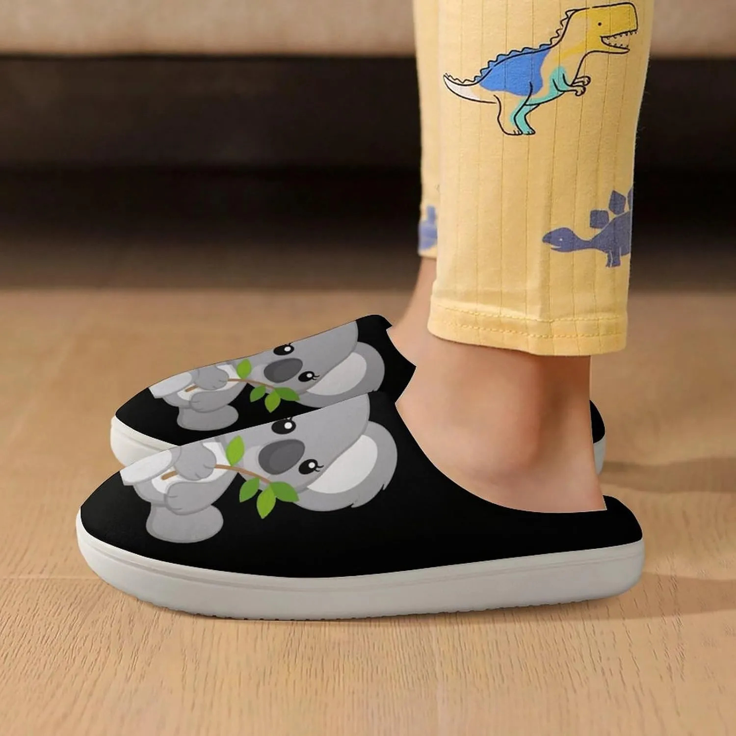 Cute Koala Cute Slippers For Girls Boys Anti Slip House Slipper Warm Shoes For Indoor Outdoor