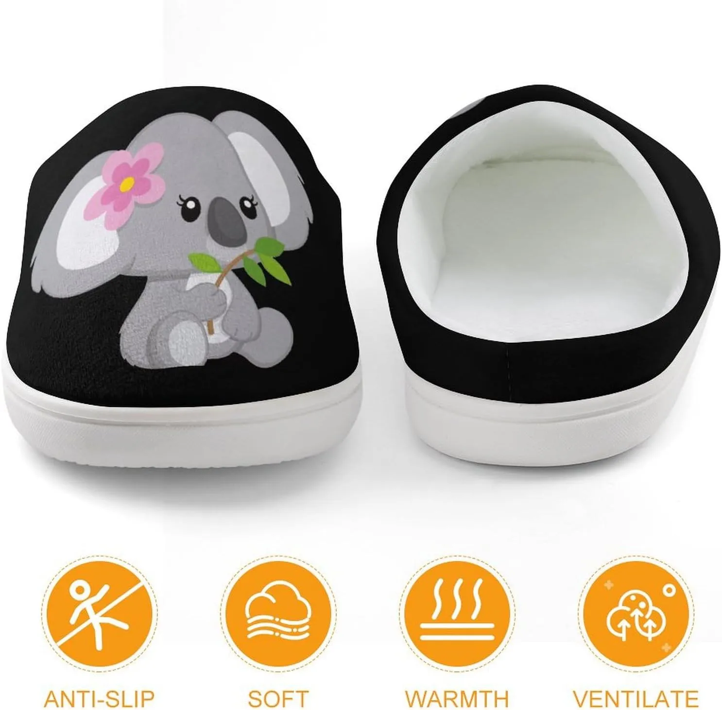 Cute Koala Cute Slippers For Girls Boys Anti Slip House Slipper Warm Shoes For Indoor Outdoor