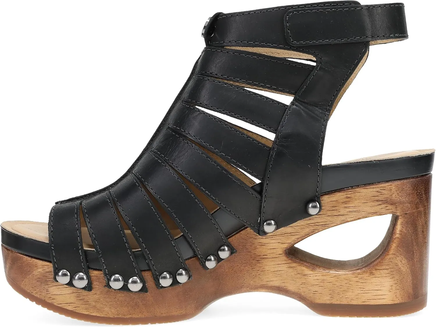 Dansko Adie Heeled Gladiator Sandal for Women - Hand-Crafted Wooden Outsoles - Memory Foam Footbeds and Rubber Padding for Unparalleled Comfort and Durability