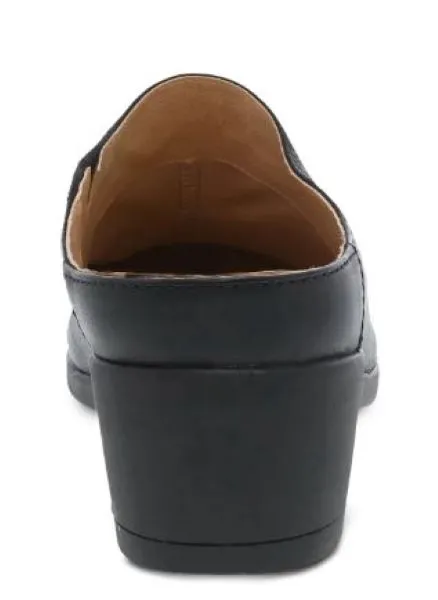 Dansko Black Burnished Nubuck Carrie Women's Mules 3218-100200