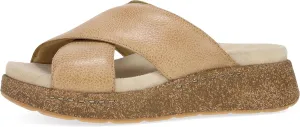 Dansko Bridget Platform Slide Sandal for Women - Memory Foam and Suede Wrapped Footbed for an Extra Plush Comfort and Support