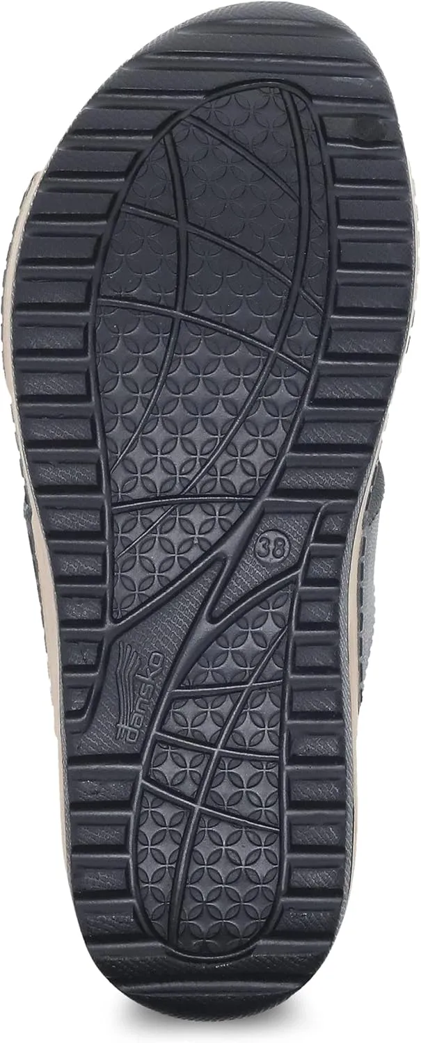 Dansko Kandi Slip-On Adjustable Sandal for Women – Lightweight and Durable, Easy Clean Molded EVA –Natural Arch Technology for Added Support