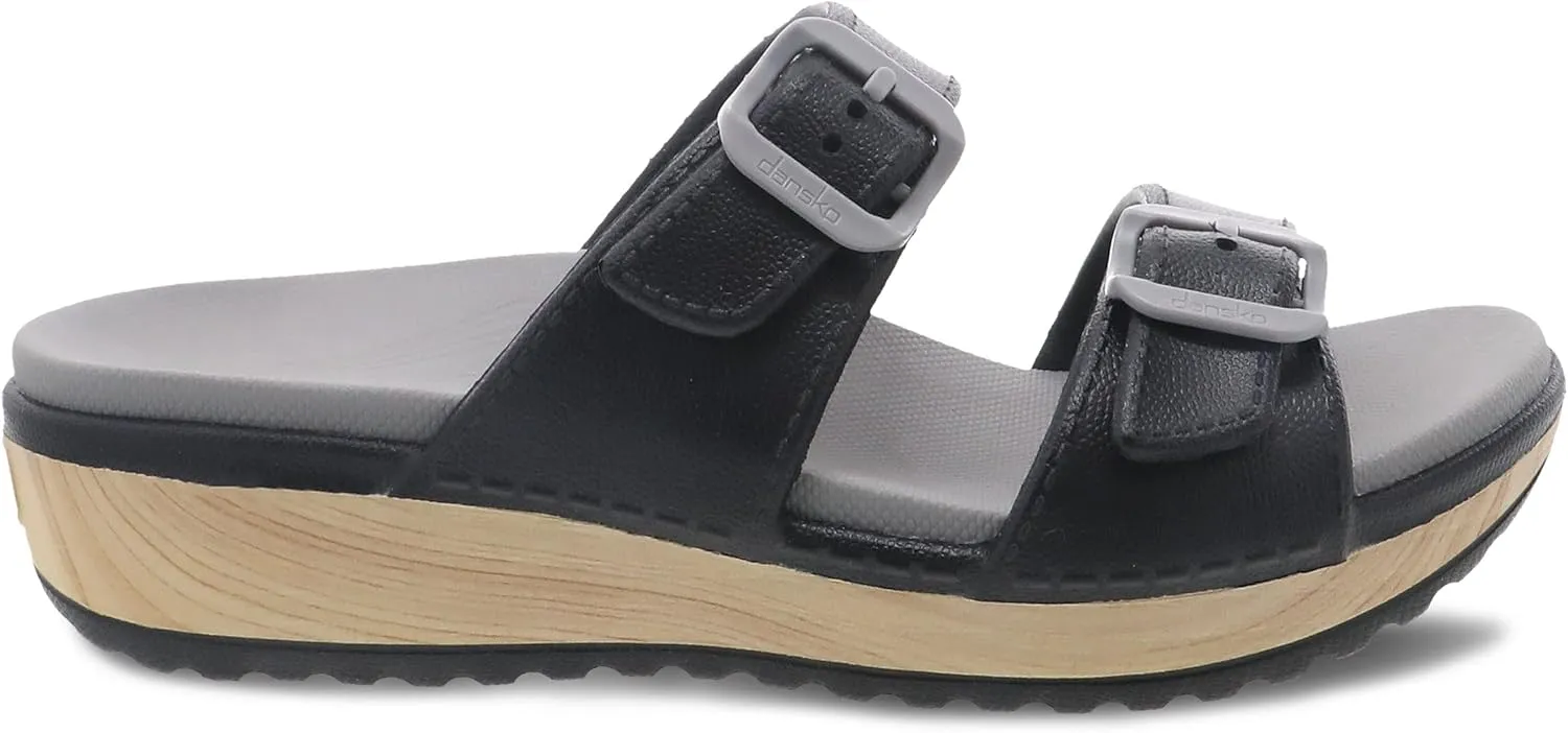Dansko Kandi Slip-On Adjustable Sandal for Women – Lightweight and Durable, Easy Clean Molded EVA –Natural Arch Technology for Added Support