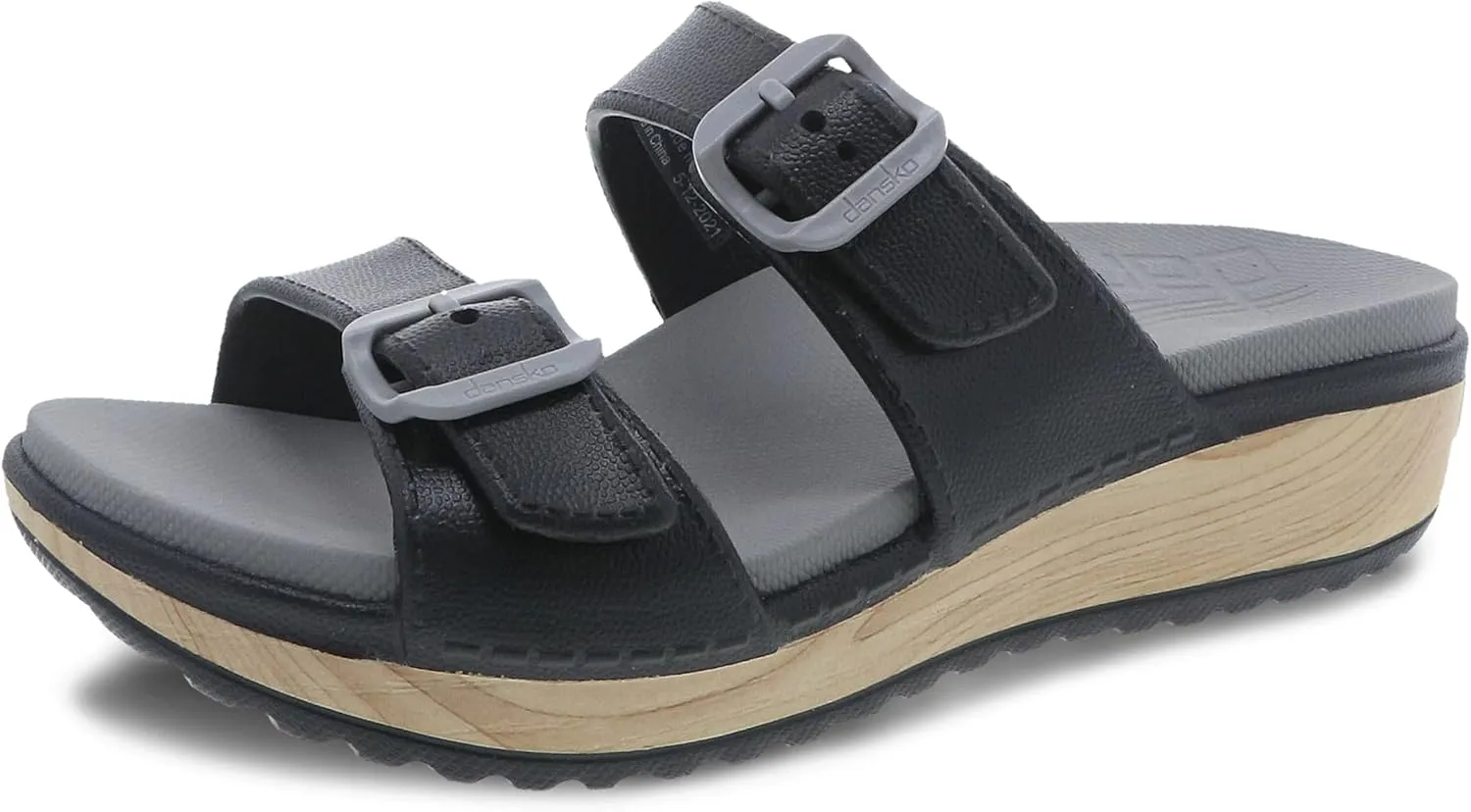 Dansko Kandi Slip-On Adjustable Sandal for Women – Lightweight and Durable, Easy Clean Molded EVA –Natural Arch Technology for Added Support
