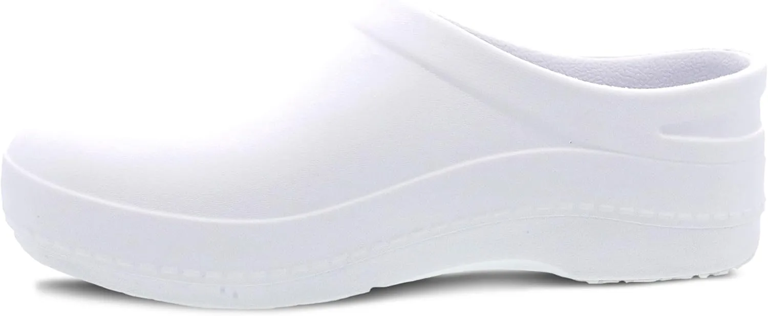 Dansko Kane Slip-On Mule Clog for Women - Lightweight Cushioned Comfort and Removable EVA Footbed with Arch Support - Easy Clean Uppers