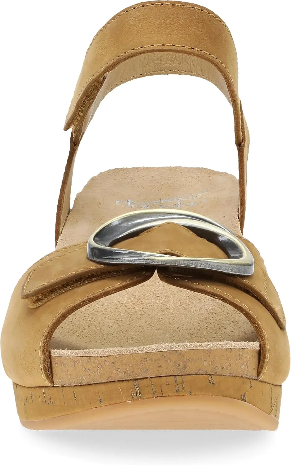 Dansko Stella Multi-Strap Wedge Sandal for Women - Cork/EVA Wedge with Arch Support -Fully Adjustable Straps-Lightweight Rubber Outsole