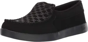 DC Men's Villain 2 Casual Slip On Skate Shoe Slipper, Black, 10