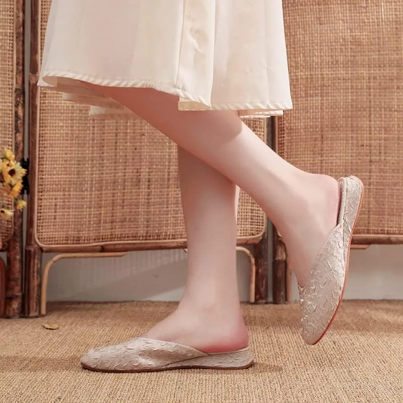 Dear Time Women's Buckle Mule Slippers Square Toe Comfortable Slip On Backless Mule Shoes