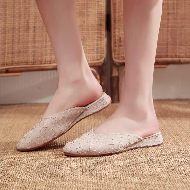 Dear Time Women's Buckle Mule Slippers Square Toe Comfortable Slip On Backless Mule Shoes