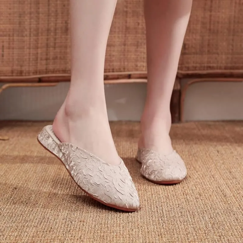 Dear Time Women's Buckle Mule Slippers Square Toe Comfortable Slip On Backless Mule Shoes