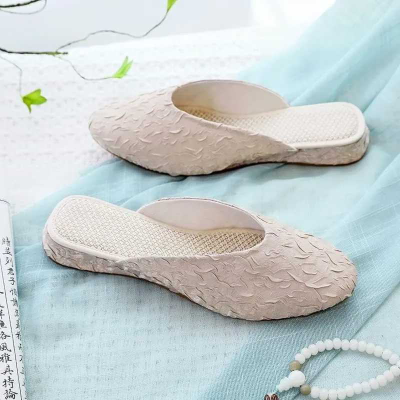 Dear Time Women's Buckle Mule Slippers Square Toe Comfortable Slip On Backless Mule Shoes