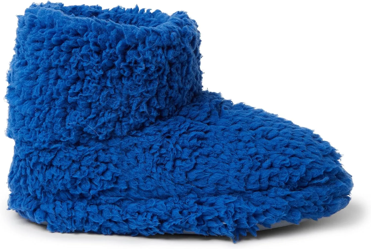 Dearfoams Kids' Tate Washable Fuzzy Bootie Slipper