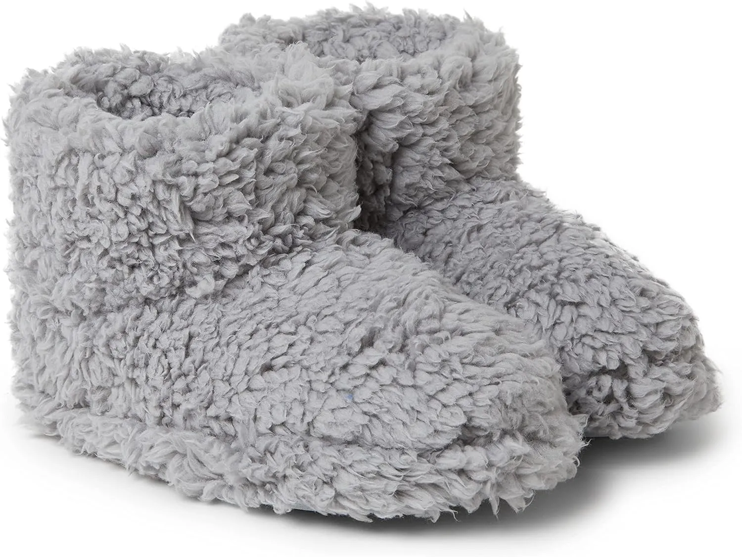 Dearfoams Kids' Tate Washable Fuzzy Bootie Slipper