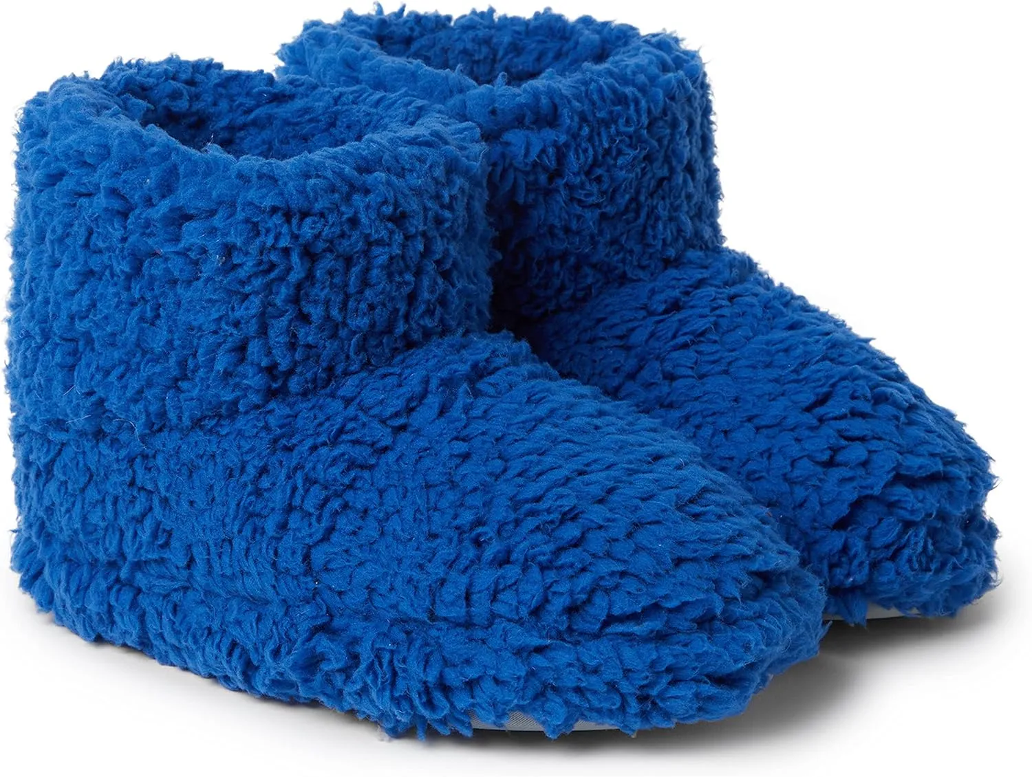 Dearfoams Kids' Tate Washable Fuzzy Bootie Slipper