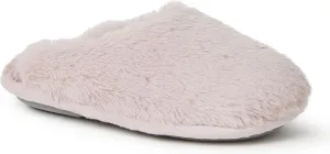 Dearfoams Kids' Washable Brin Pile Scuff Slipper