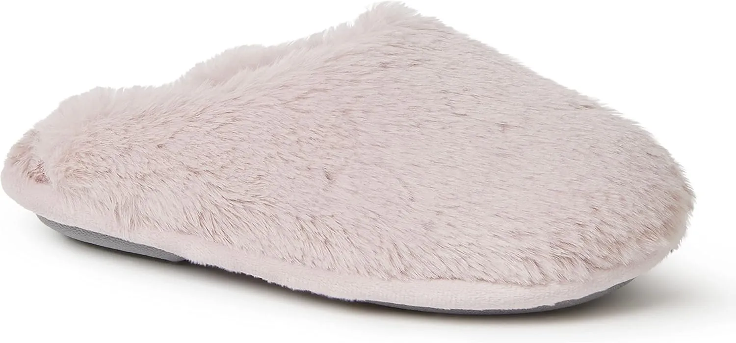 Dearfoams Kids' Washable Brin Pile Scuff Slipper