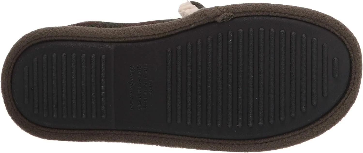 Dearfoams Men's Lil Bear Adult Clog Slipper