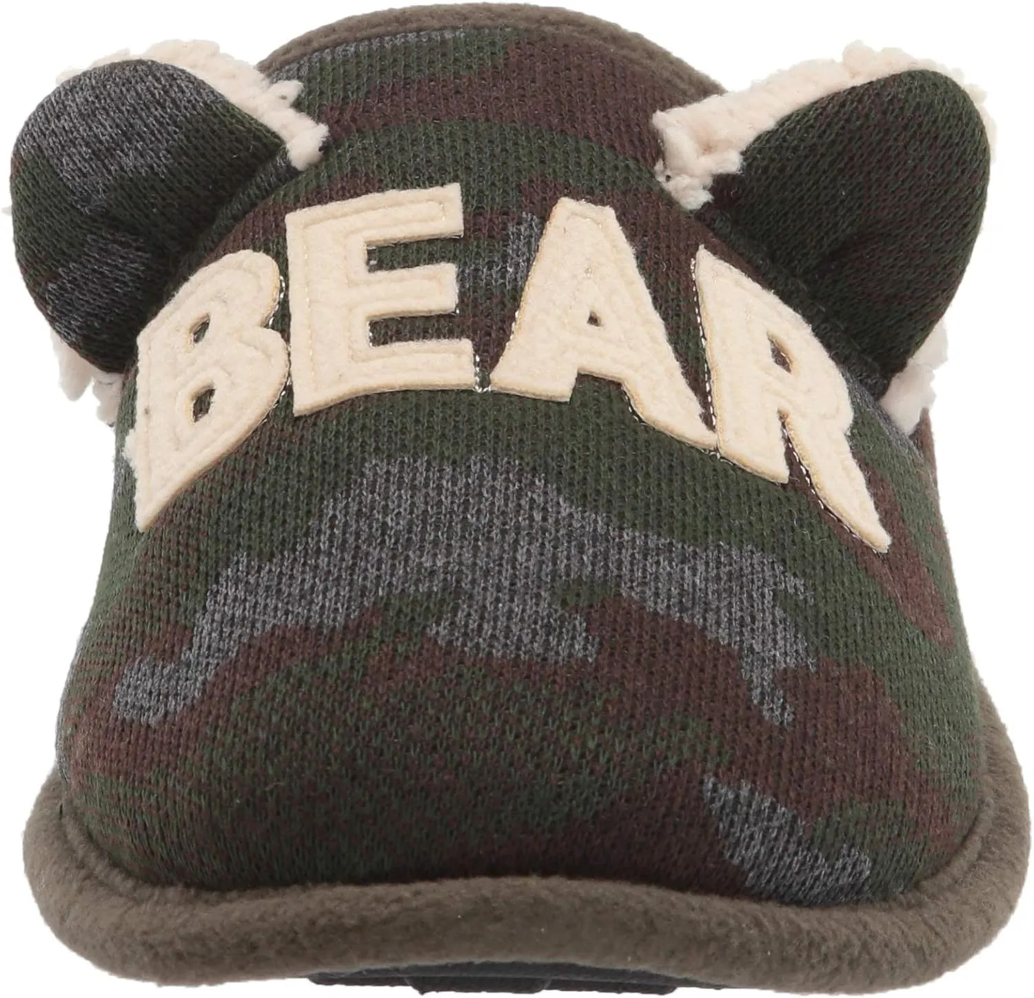 Dearfoams Men's Lil Bear Adult Clog Slipper