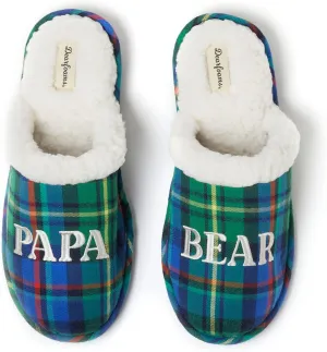 Dearfoams Men's Papa Bear Slipper