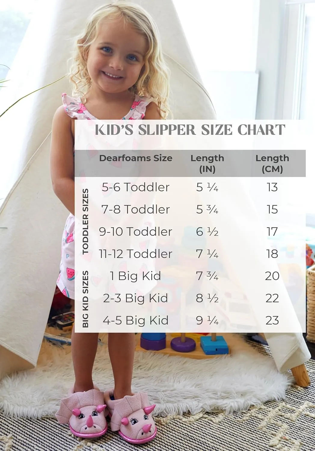 Dearfoams Toddler & Kids' Cute Shark, Cow, Unicorn, Dog, Dinosaur and Animal Critter Slippers