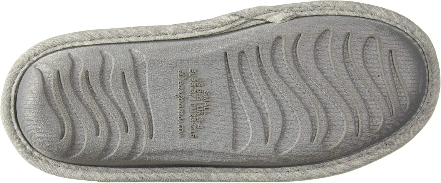 Dearfoams Women's Cable Quilt Bound Clog Slipper