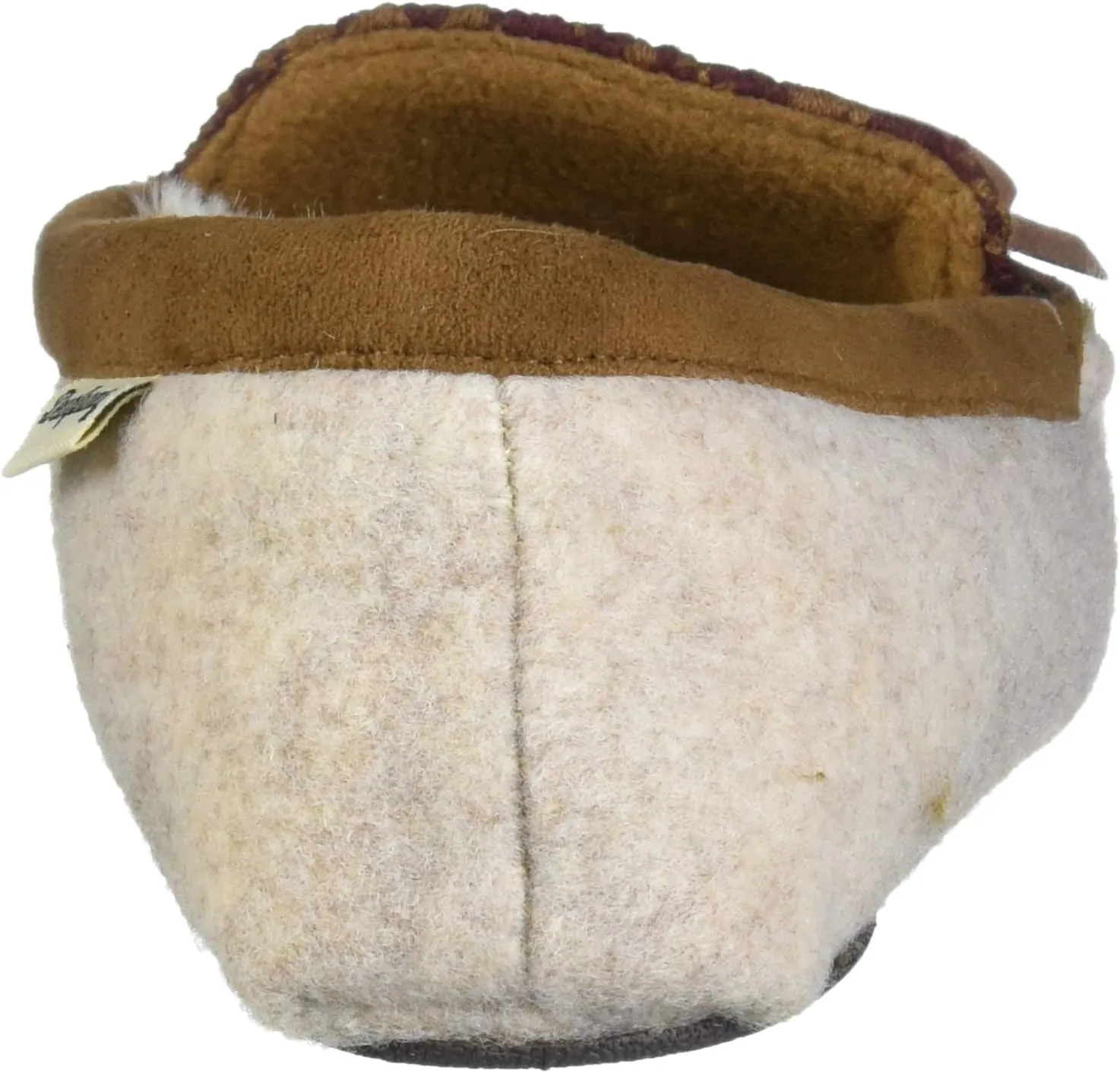 Dearfoams Women's Felted Microwool and Fairisle Knit Moccasin Slipper