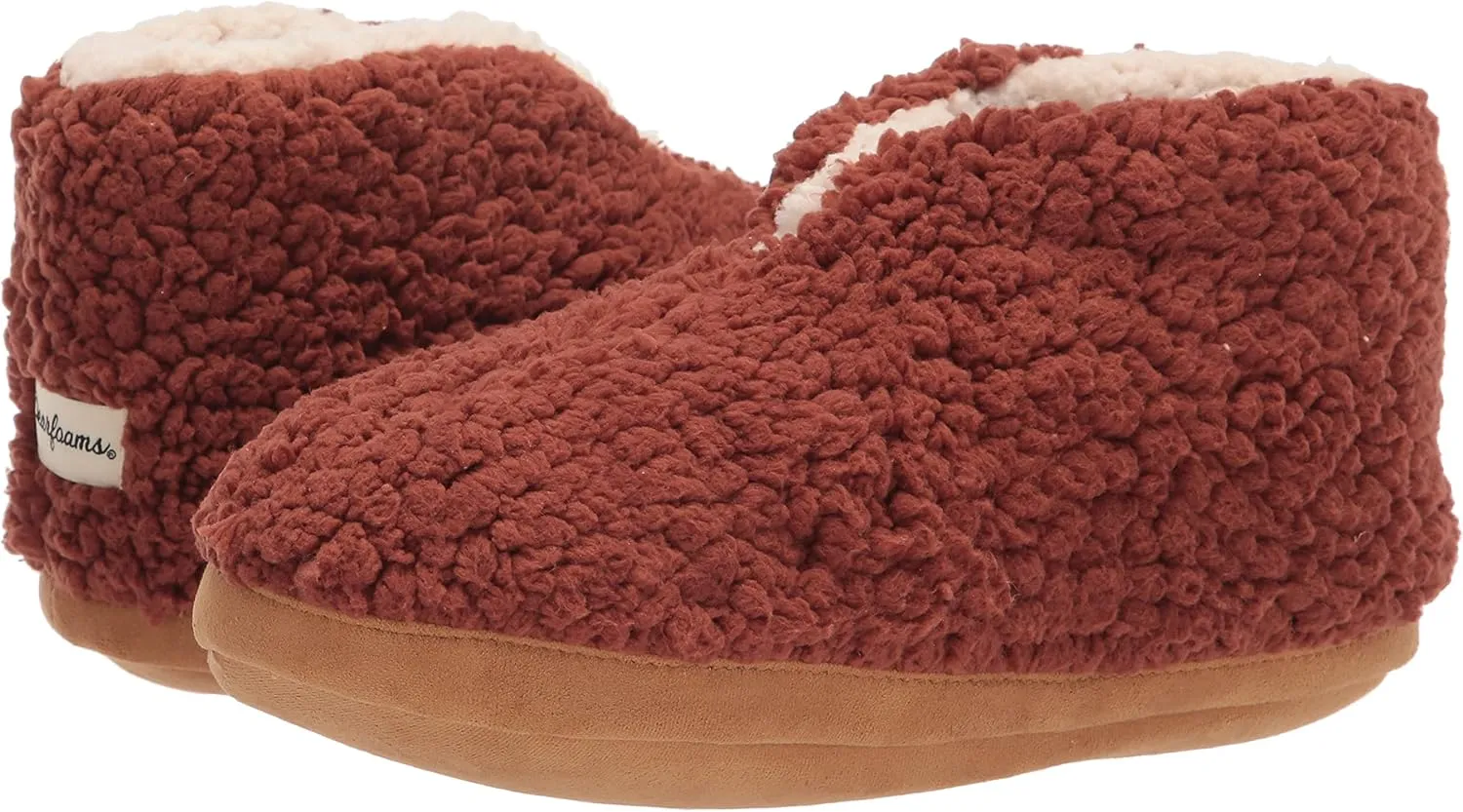 Dearfoams Women's Heritage Warm Up Bootie Slipper