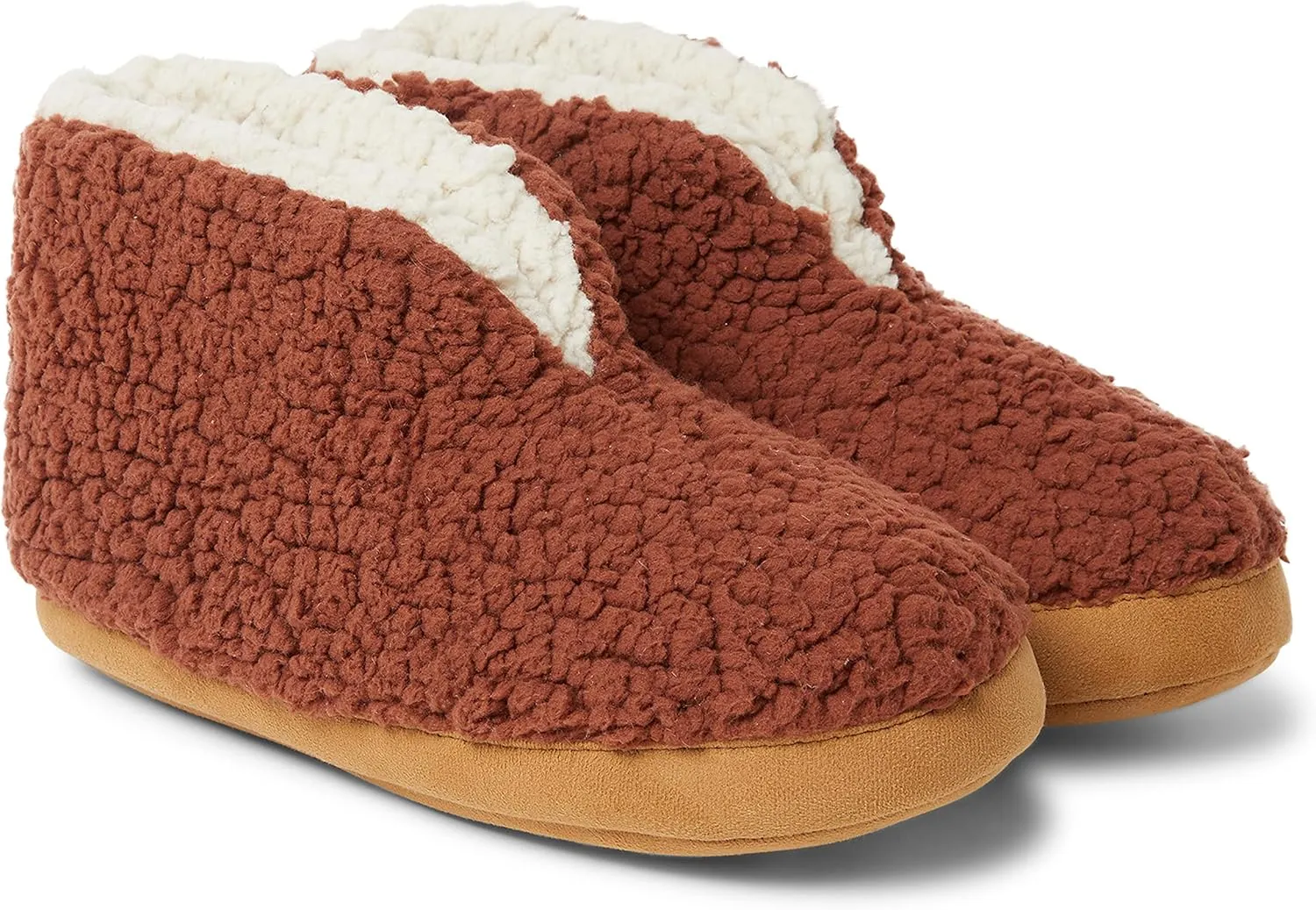 Dearfoams Women's Heritage Warm Up Bootie Slipper