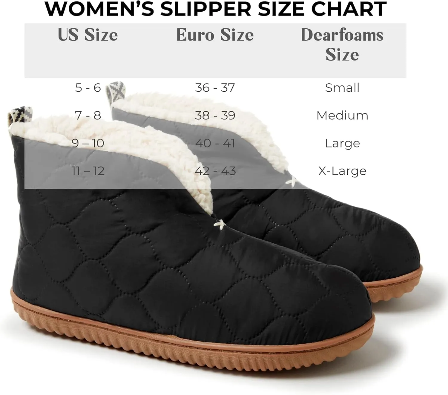 Dearfoams Women's Indoor/Outdoor Warm Up Bootie Slipper