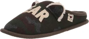 Dearfoams Women's Lil Bear Adult Clog Slipper