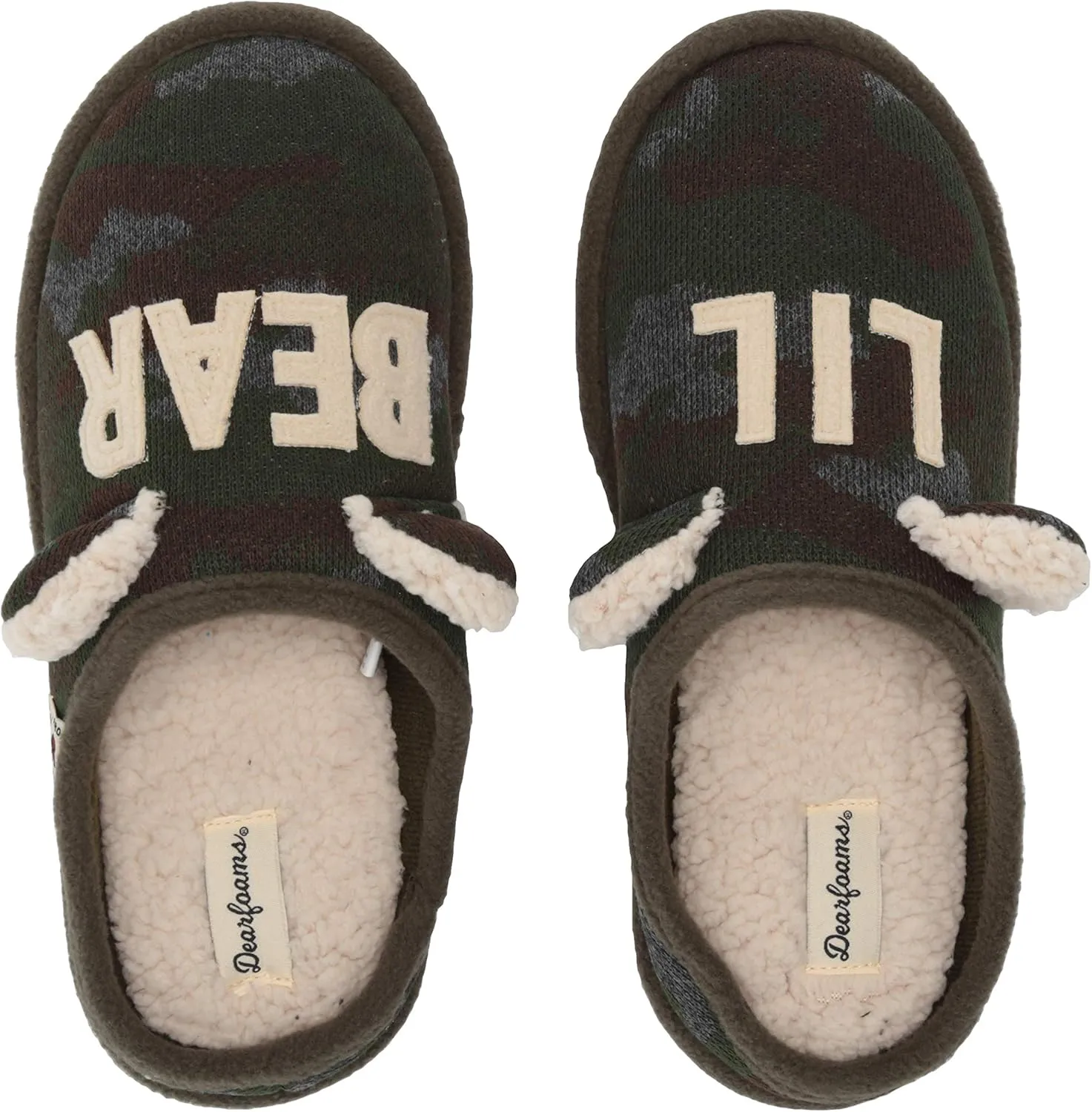 Dearfoams Women's Lil Bear Adult Clog Slipper