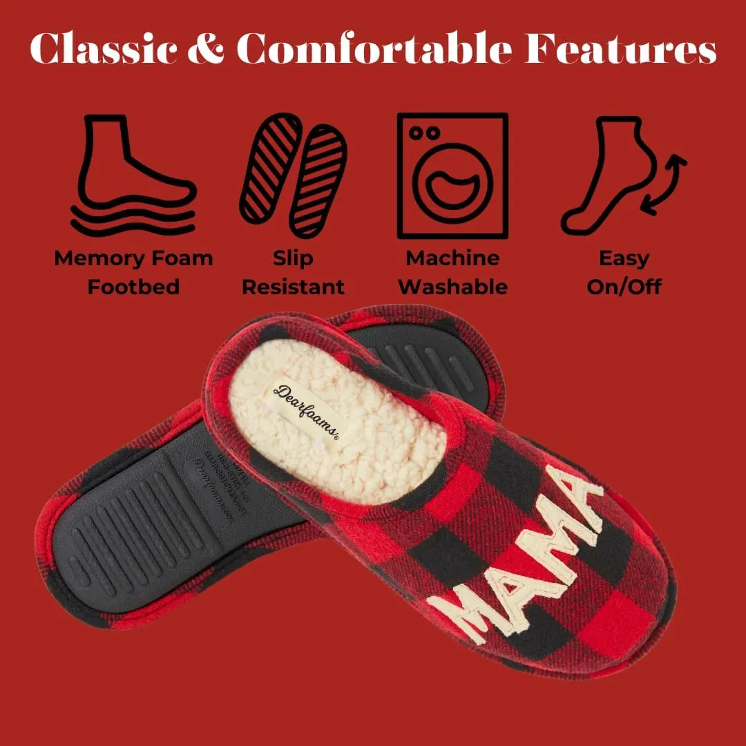 Dearfoams Women's Mama Bear Slipper