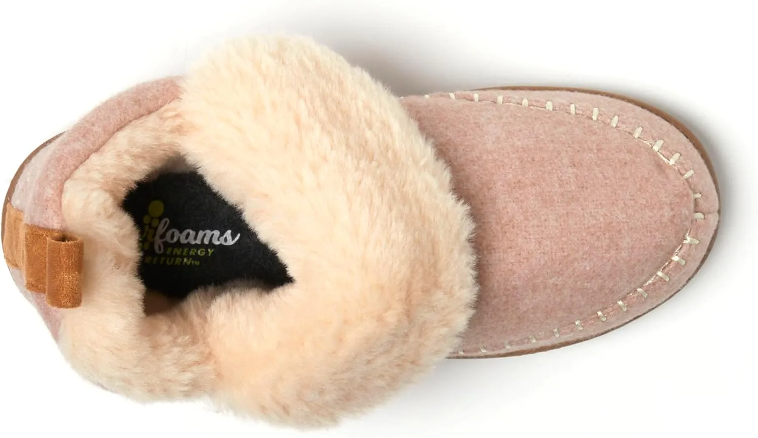 Dearfoams Women's Moritz Indoor/Outdoor Cozy Bootie Camping Furry Slipper