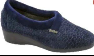 DeValverde Ladies Wedge Slipper DV218