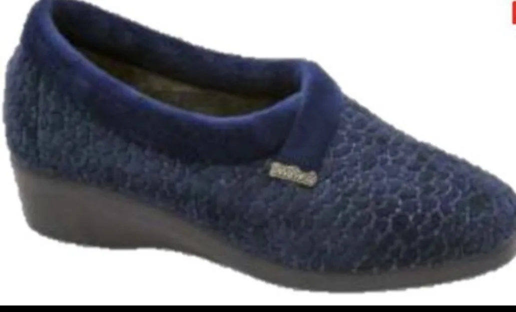 DeValverde Ladies Wedge Slipper DV218