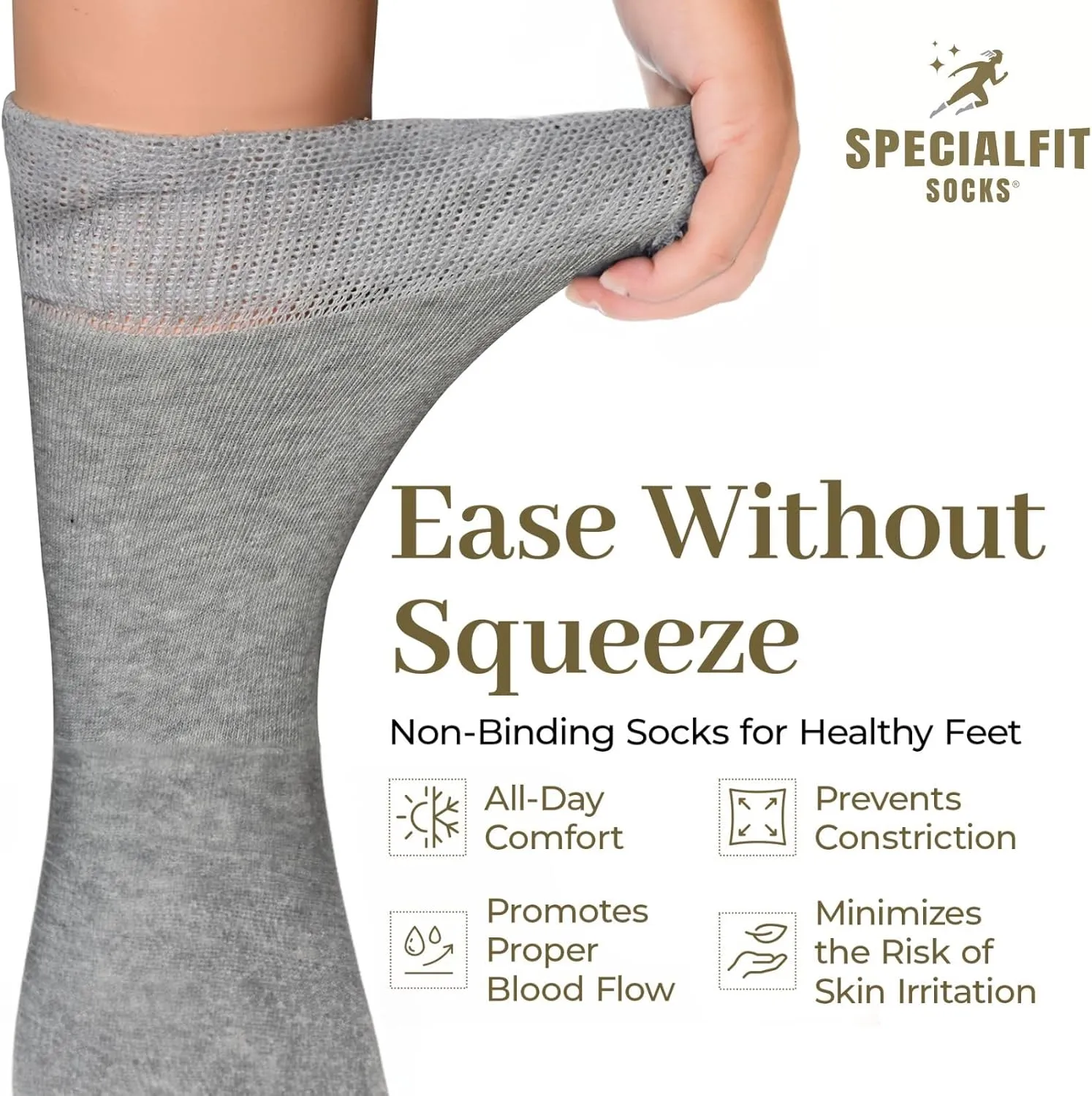 Diabetic socks for women/unisex - Cozy and fuzzy - Super soft and Cushioned thermal socks, Premium Diabetes care…