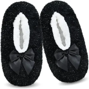 DICUIRD Womens Cozy&Warm Soft Sole Slipper Socks with Grippers-Fuzzy Fleece Lined House Slippers with Non-skid Bottoms