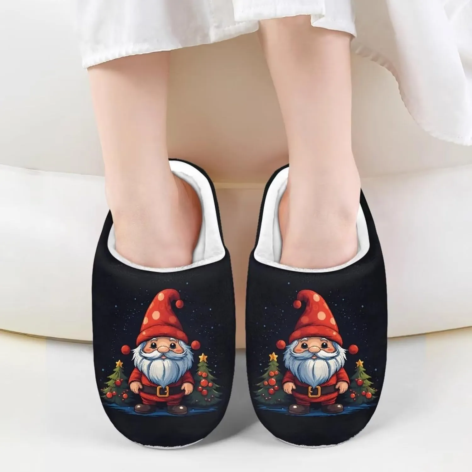DISNIMO Boys Girls Cozy-House Bedroom Slippers Warm Plush Winter Cotton Slipper Kids Indoor Non-Slip Shoes 9-14.5