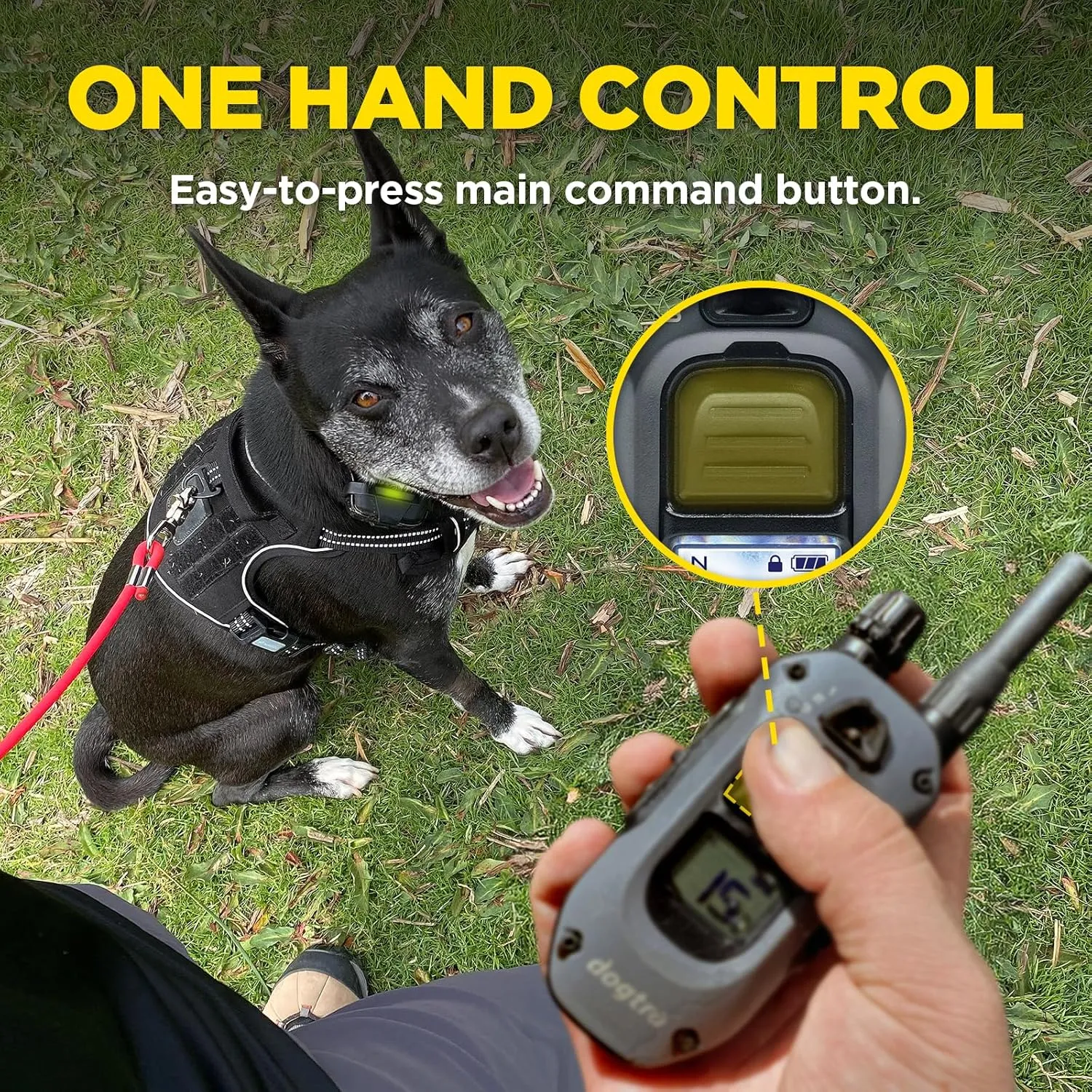 Dogtra 280X 1/2-Mile Range Training 1-Dog E-Collar System with LED Locate Light