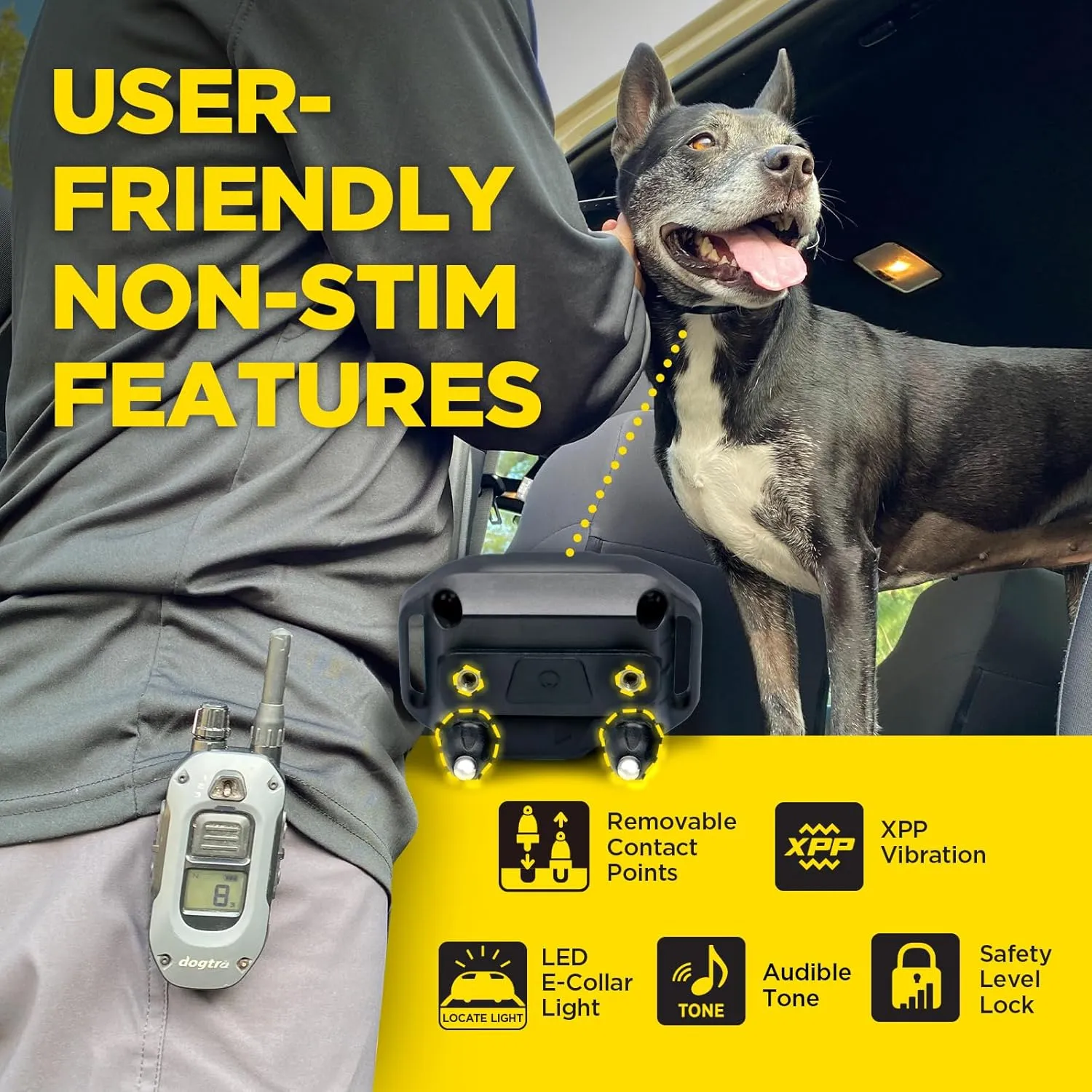 Dogtra 280X 1/2-Mile Range Training 1-Dog E-Collar System with LED Locate Light