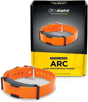 Dogtra ARC Additional Receiver Slim Ergonomic 3/4-Mile Remote Dog Training E-Collar with 127-Level Precise Control via LCD Screen