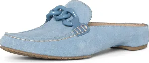 Donald Pliner Women's Bless Distressed Mules, Closed Toe Comfort Loafers, Slip On Mules for Women