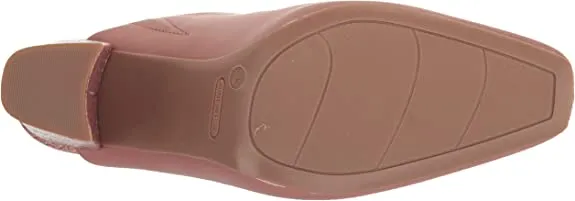 Door-to-door delivery Block New Light Pumps Nine Ariane Squared Heel Toe Fashion Rust Best value On West Slip