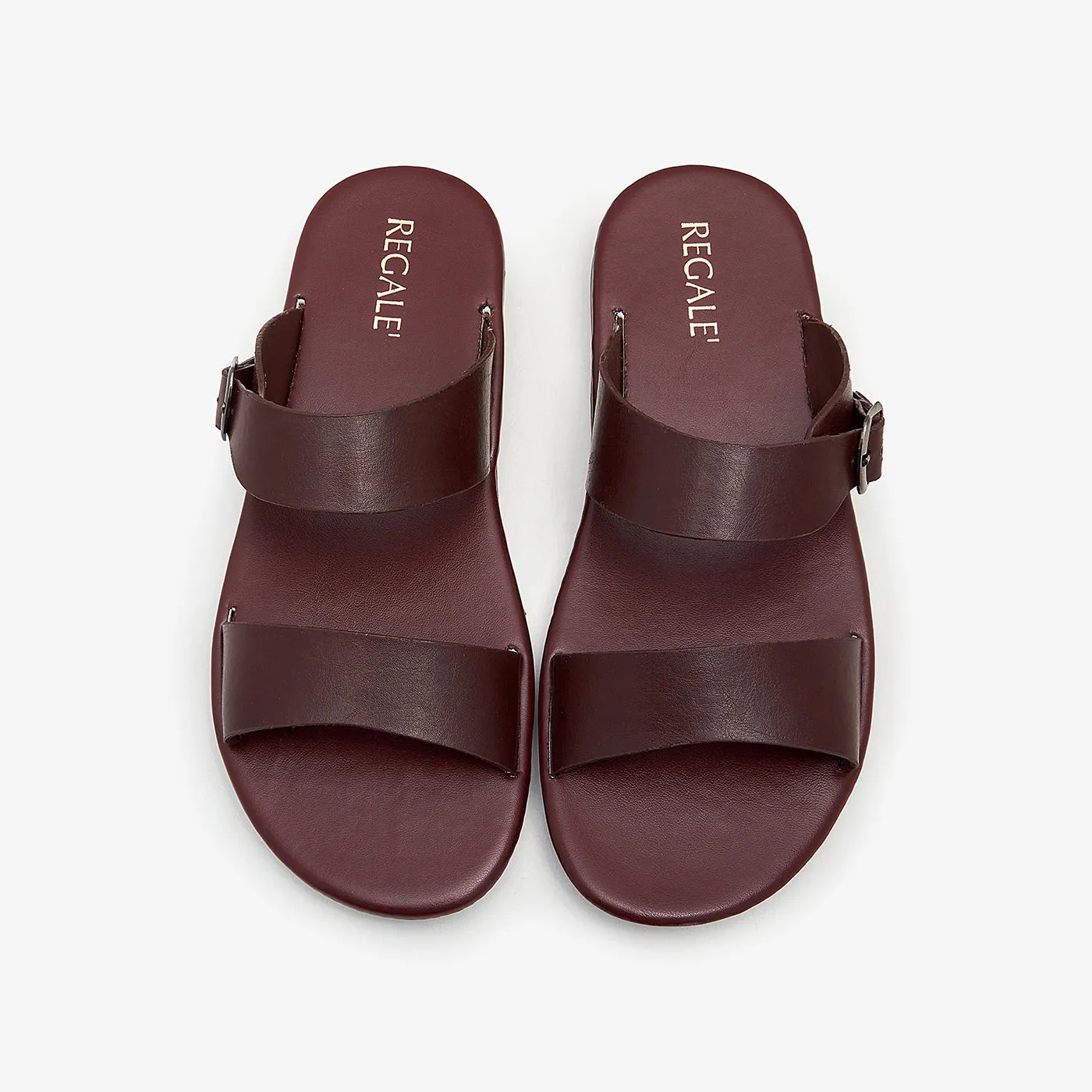 Double Strap Leather Chappal