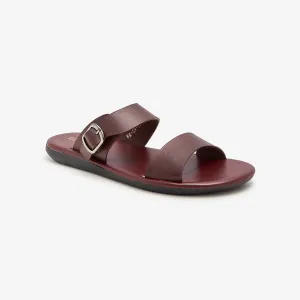 Double Strap Leather Chappal